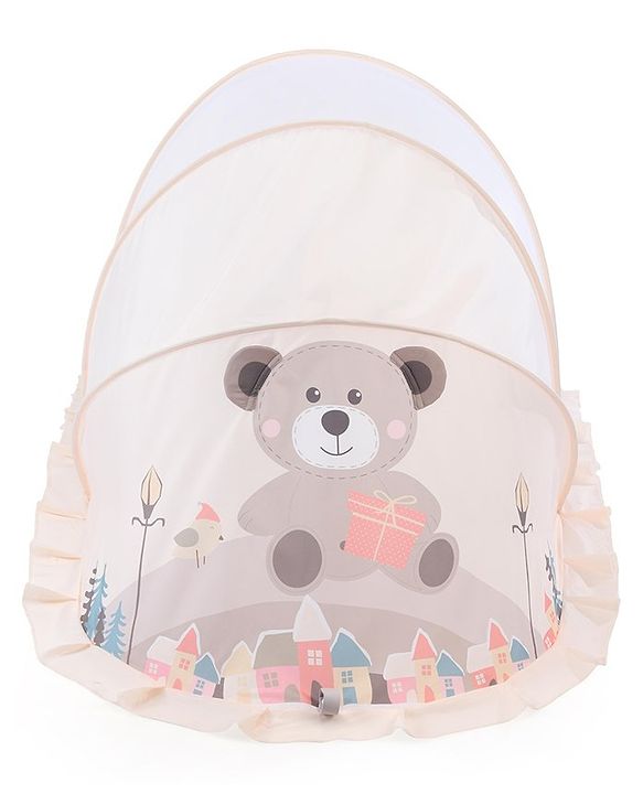 Babyhug  Foldable Printed Mosquito Net Large Size Astronaut Theme- Blue