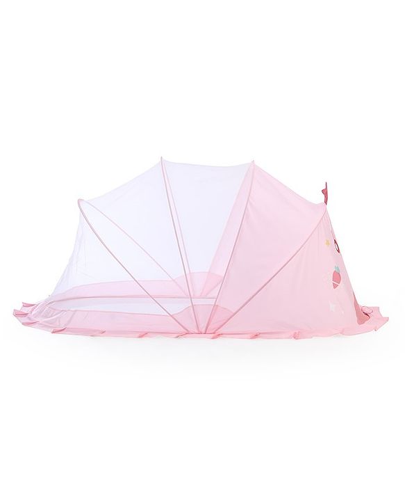 Babyhug  Foldable Printed Mosquito Net Small Size Astronaut Theme- Blue