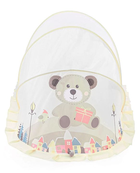 Babyhug  Foldable Printed Mosquito Net Small Size Astronaut Theme- Blue