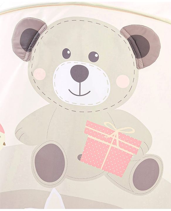 Babyhug  Foldable Printed Mosquito Net Small Size Astronaut Theme- Blue