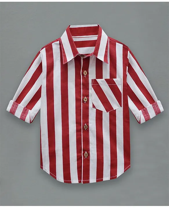 Red striped shirts