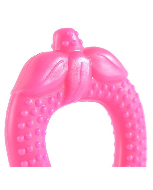 Babyhug Strawberry Shaped Silicone Teether - Pink