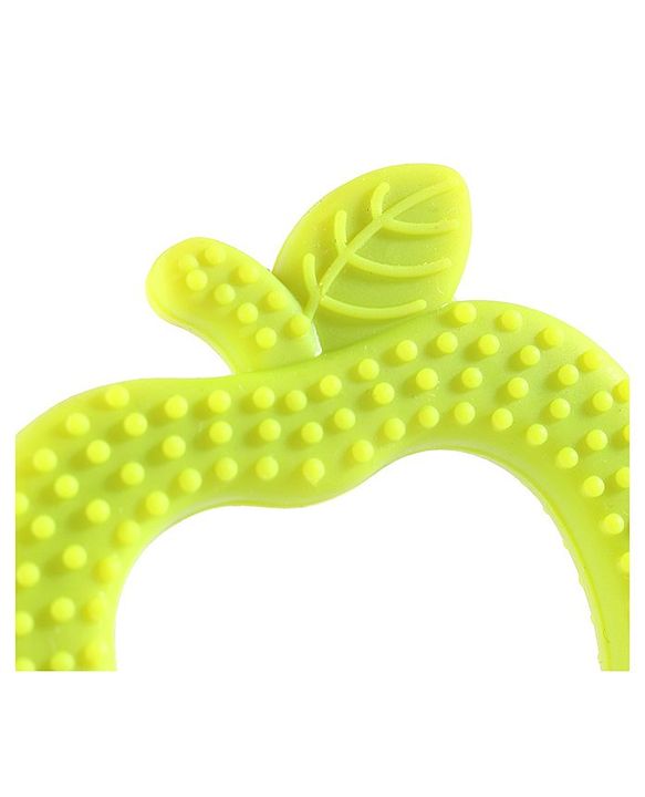 Babyhug Apple Shaped Silicone Teether - Red