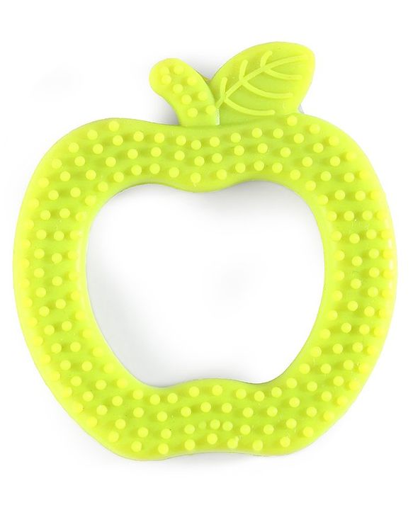 Babyhug Apple Shaped Silicone Teether - Red