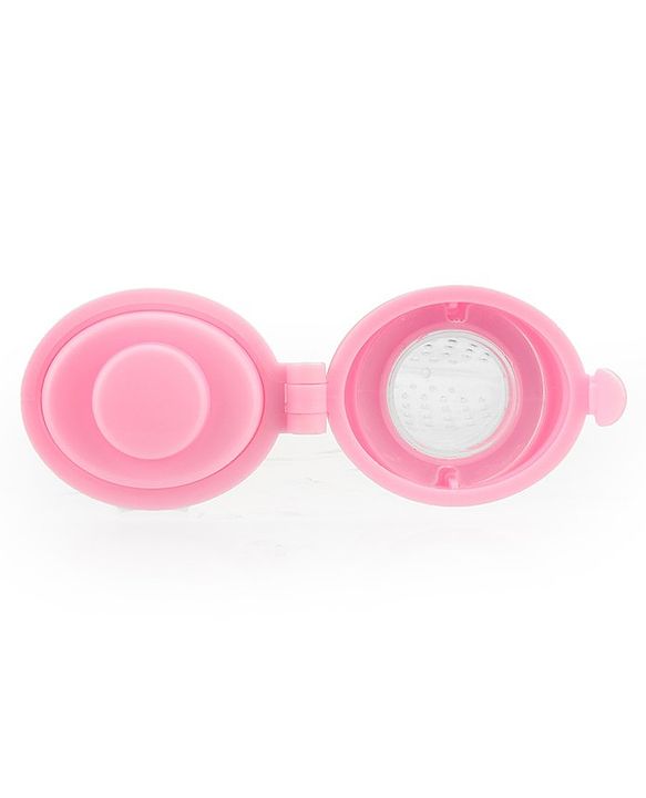 Babyhug Silicone Fruit and Food Nibbler - Pink