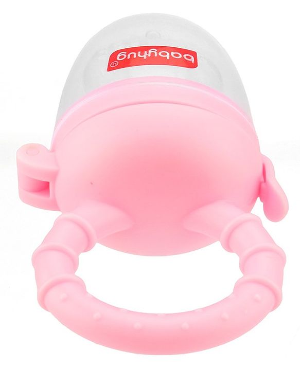 Babyhug Silicone Fruit and Food Nibbler - Pink