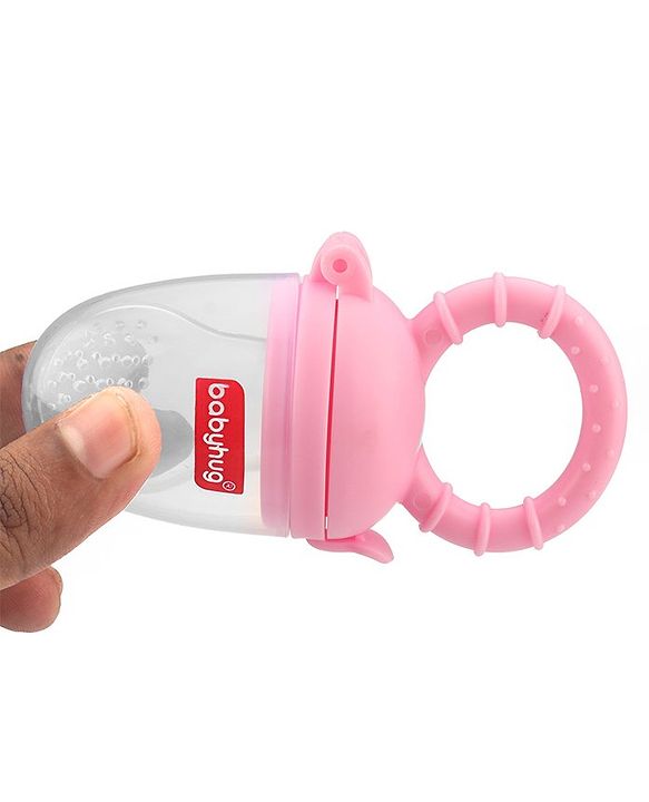 Babyhug Silicone Fruit and Food Nibbler - Pink