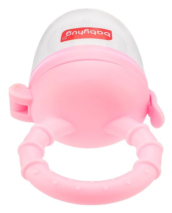 Babyhug Silicone Fruit and Food Nibbler - Pink