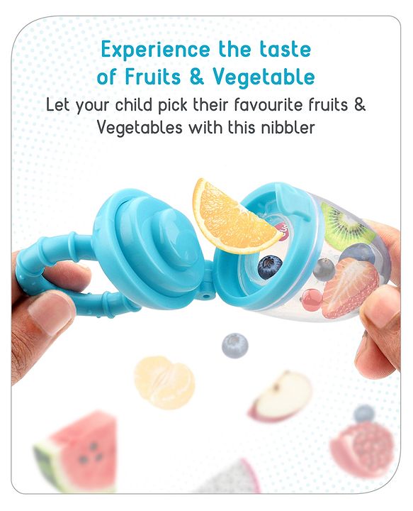 Babyhug Silicone Fruit and Food Nibbler - Pink