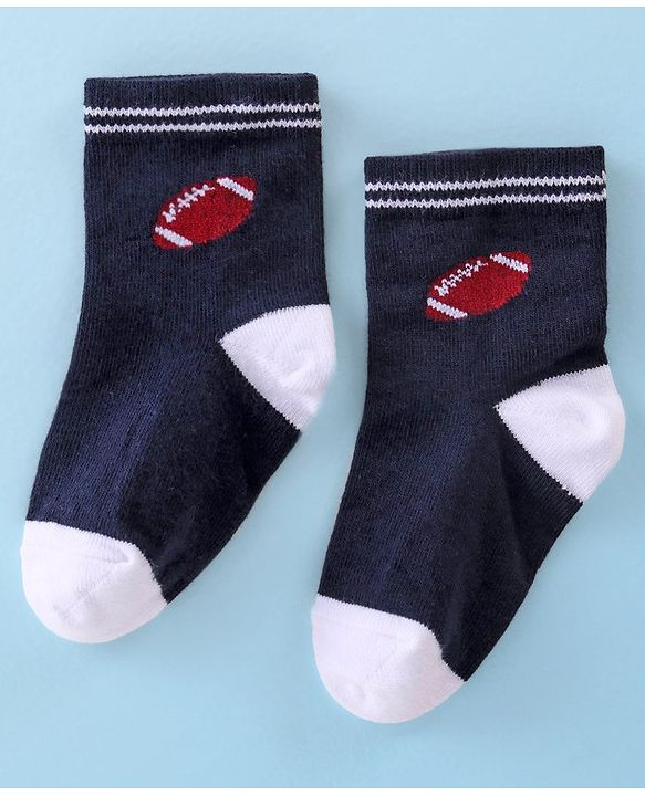 Cute Walk by Babyhug Anti Bacterial Ankle Length Socks Striped Pack Of 5 - White Black & Grey