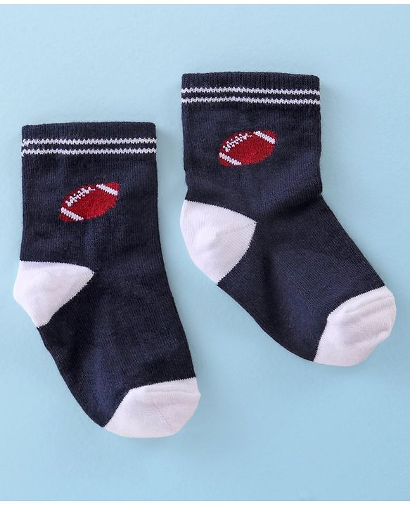 Cute Walk by Babyhug Anti Bacterial Ankle Length Socks Striped Pack Of 5 - White Black & Grey