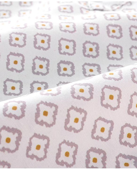 Babyhug Cotton Printed Full Sleeves Kurta with Dhoti Set - White