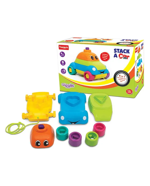 Funskool Stack A Car (Color May Vary)