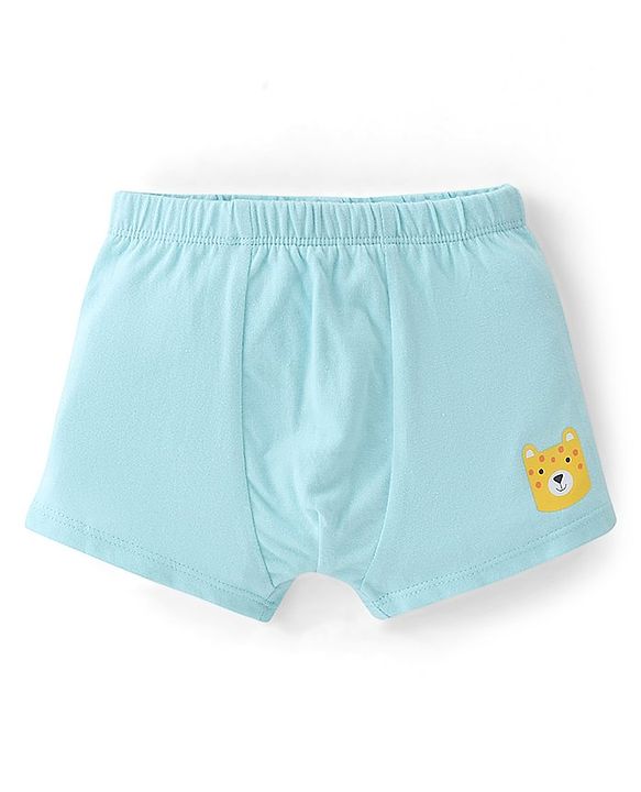 Babyhug 100% Cotton Tiger Printed Trunk Pack of 3 - Multicolour