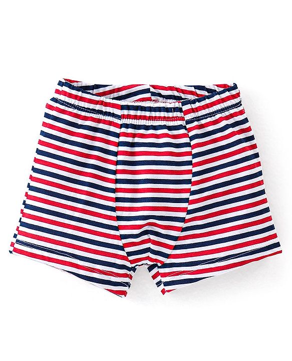 Babyhug 100% Cotton Knit Penguin Printed Trunk Pack of 5 - Multicolour