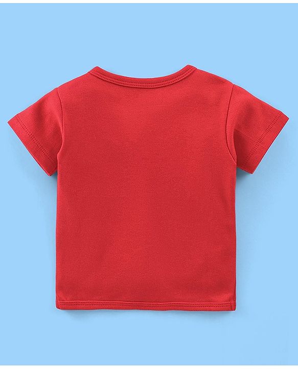 Babyhug 100% Cotton Knit Antibacterial Vest with Star Print Pack of 5 - Multicolour