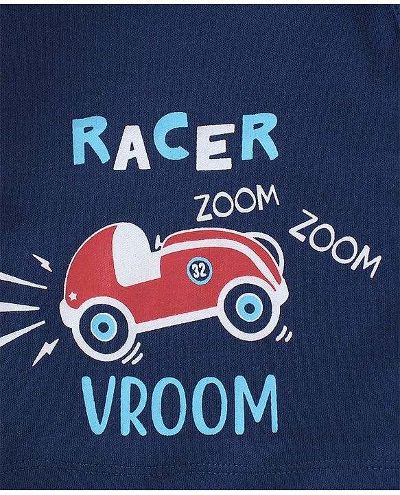 Babyhug 100% Cotton Knit Antibacterial Vest with Star Print Pack of 5 - Multicolour