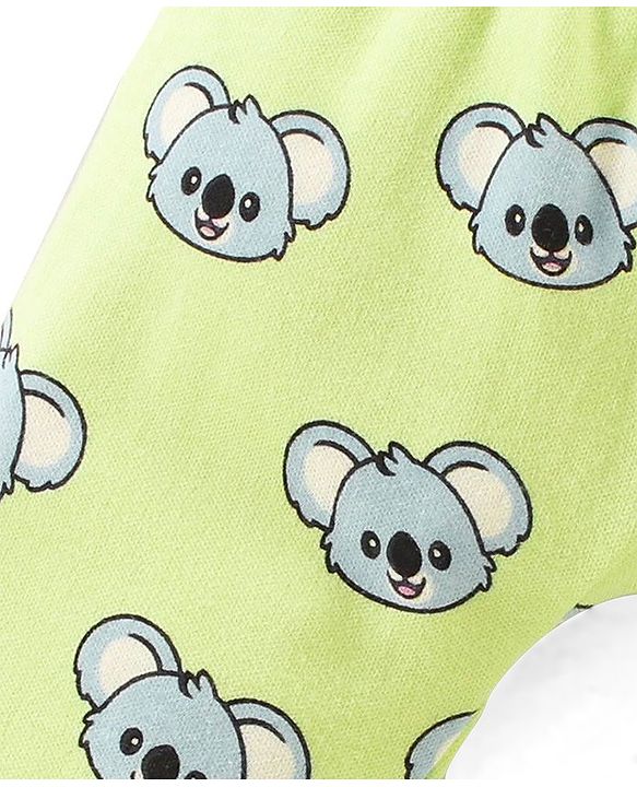 Babyhug Interlock Knit Full Length Diaper Pants Koala & Stars Print Pack of 3 - Multicolour