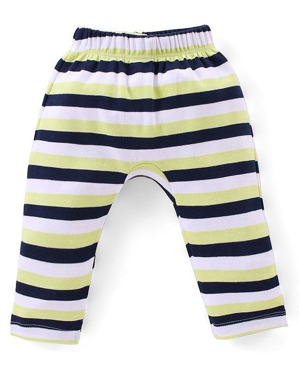 Babyhug Interlock Knit Full Length Diaper Pants Koala & Stars Print Pack of 3 - Multicolour