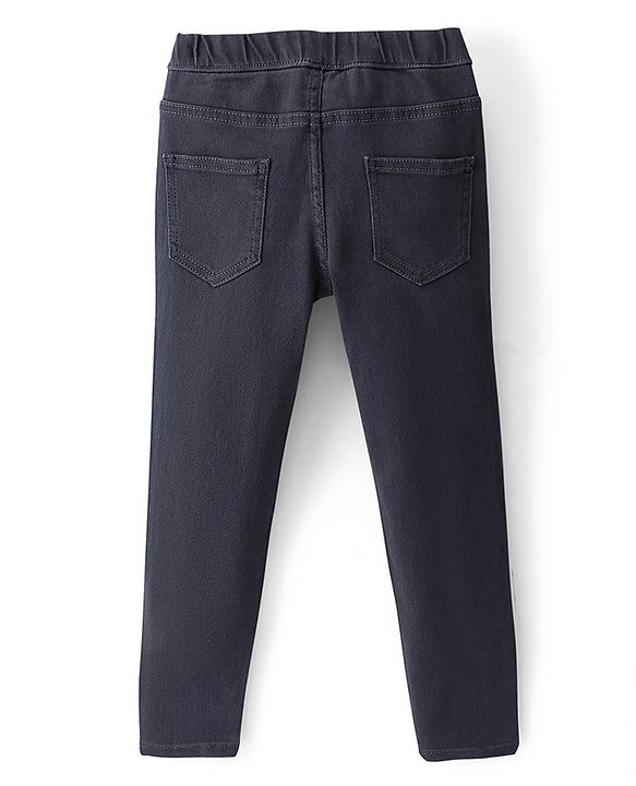 Pine Kids Denim Washed Full Length  Jeggings - Grey