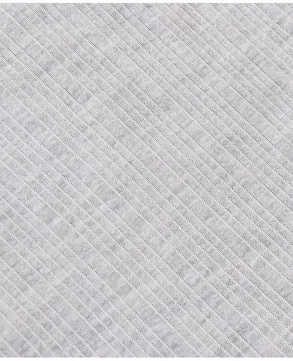 Babyhug Full Sleeves Solid Thermal Vests Pack of 2 - Light Grey