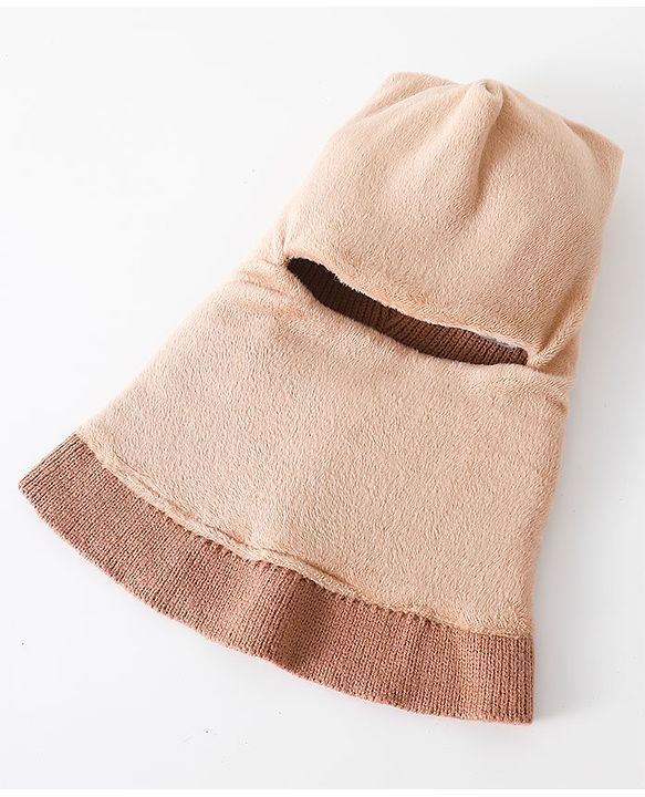 Babyhug Monkey Cap Bear Print - Brown