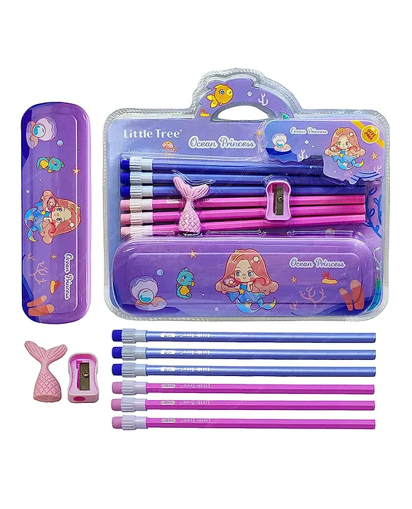 FunBlast Mermaid Theme Kawaii Stationary Kit for Girls Multicolor Online in  India, Buy at Best Price from  - 14221876