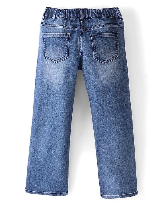 Pine Kids Full Length Button Down Jeans - Dark Blue