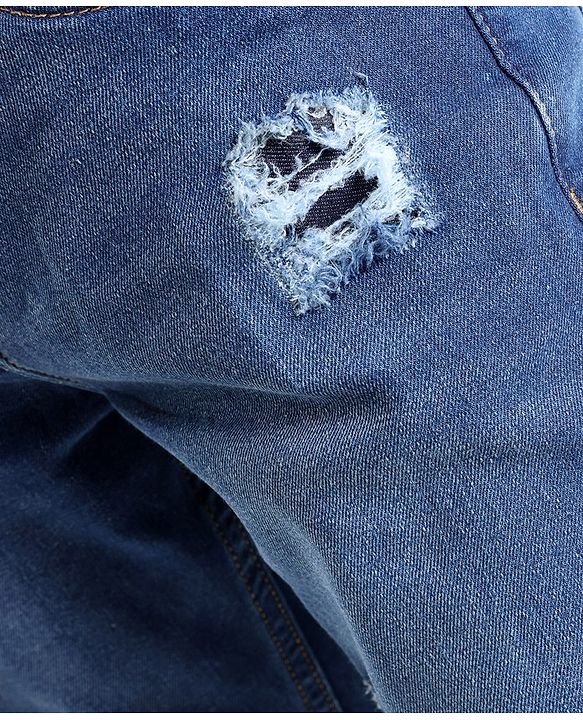 Pine Kids Full Length Jeans Inside Elasticated- Mid Blue