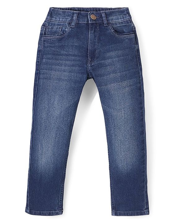 Pine Kids Full Length Jeans Back Elasticated- Dark Blue