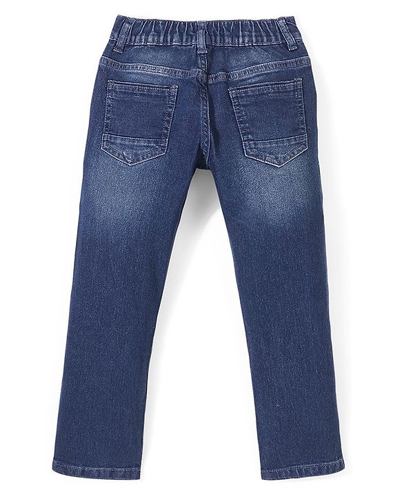 Pine Kids Full Length Jeans Back Elasticated- Dark Blue