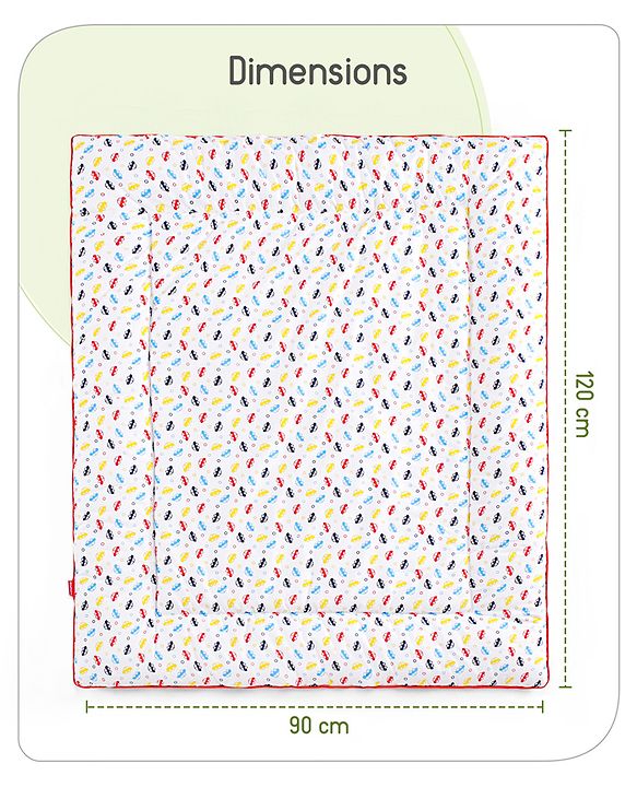 Babyhug 100% Cotton Digital Printed Quilt Travel Theme- Multicolor