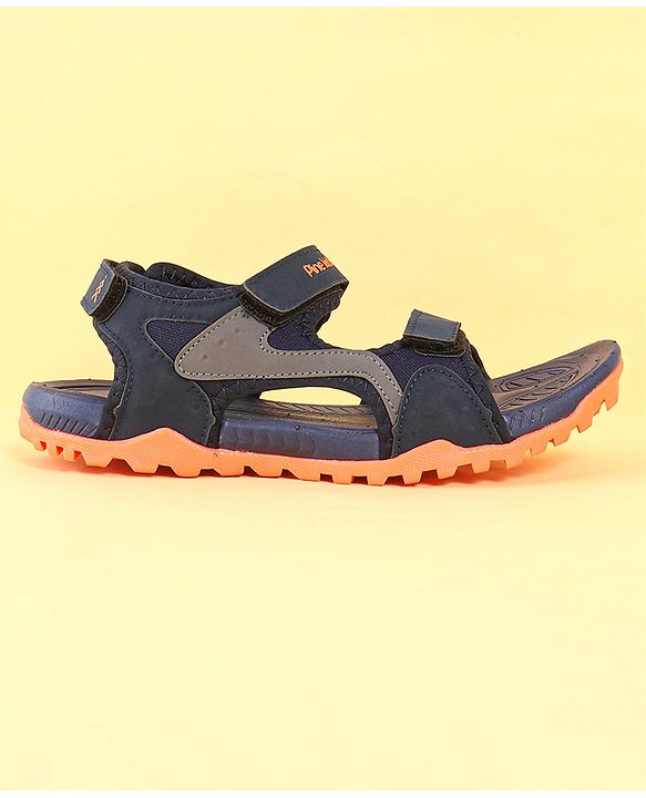 Pine Kids Sandals With Triple Closure - Grey