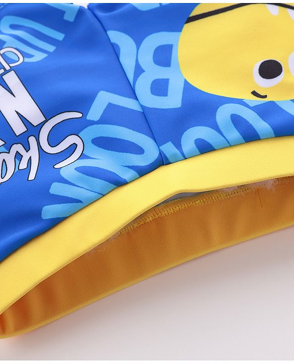 Babyhug Dino Print Swimming Trunk - Blue