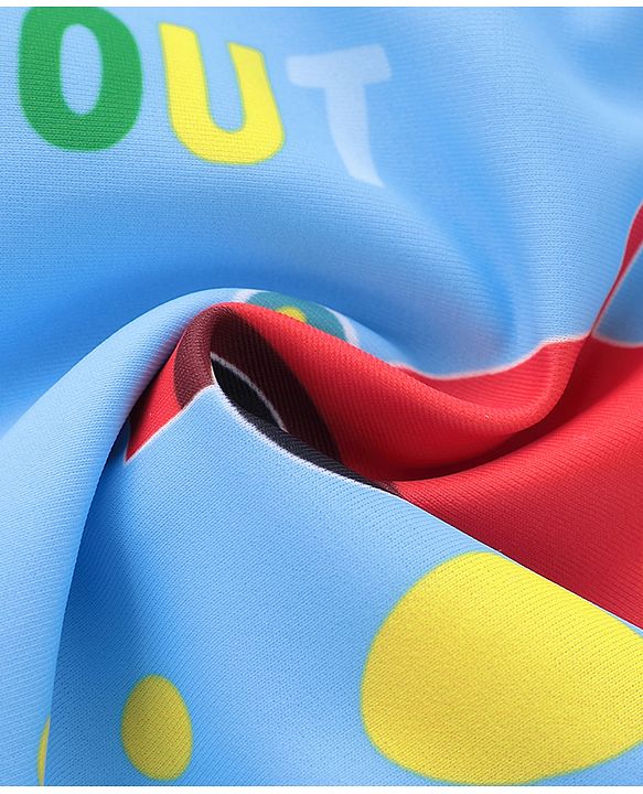 Babyhug Dino Print Swimming Trunk - Blue