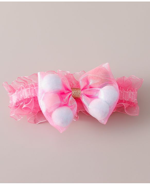 Babyhug Headband Pack of 3 Free Size  - Pink