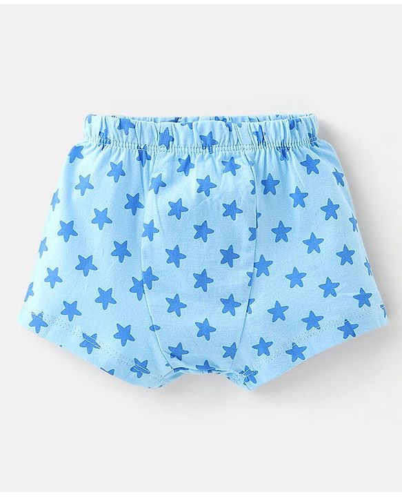 Babyhug 100% Cotton Bear Printed Trunk Pack of 3 - Multicolour