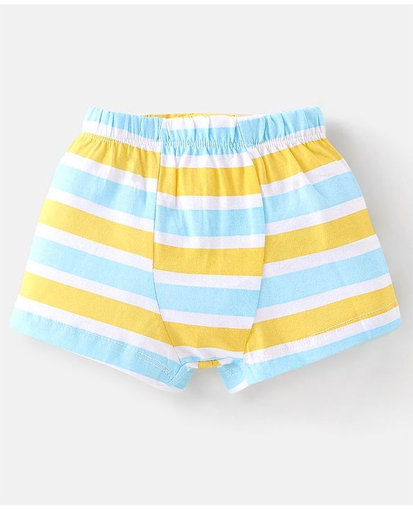Babyhug 100% Cotton Bear Printed Trunk Pack of 3 - Multicolour