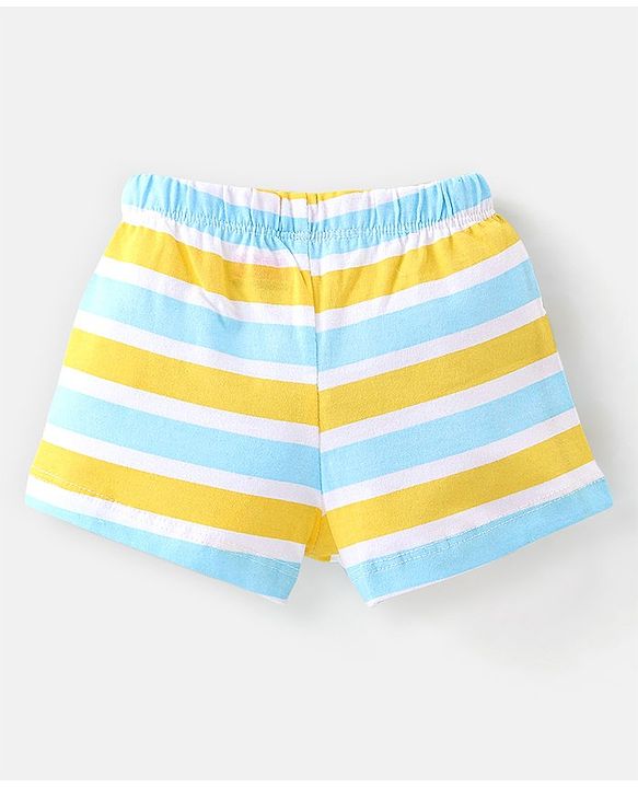 Babyhug 100% Cotton Bear Printed Trunk Pack of 3 - Multicolour