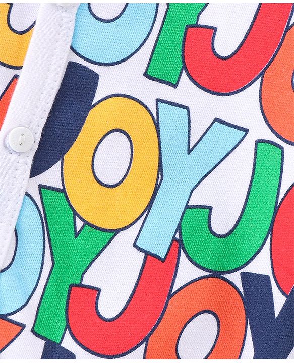 Babyhug 100% Cotton Interlock Knit Full Sleeves Vests Star Print Pack of 2 - Red