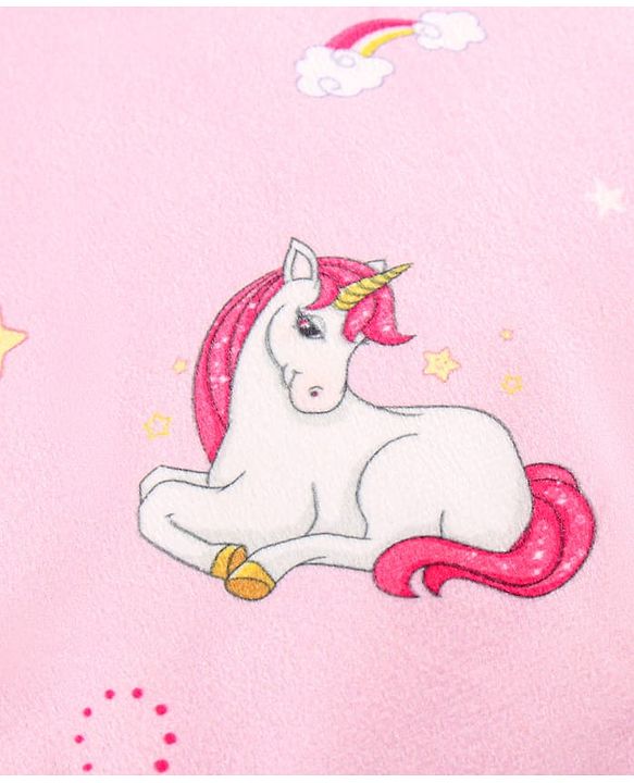 Babyhug Velour Sleeping Bag Animal Faces Print - Multicolor