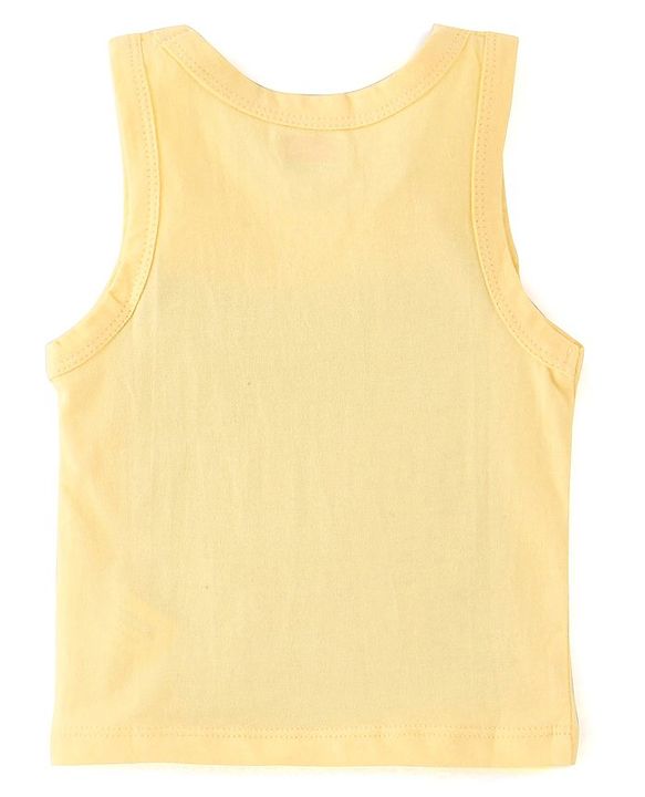 Babyhug 100% Cotton Knit Sleeveless Sando Vehicles Print Pack of 3 - Multicolour