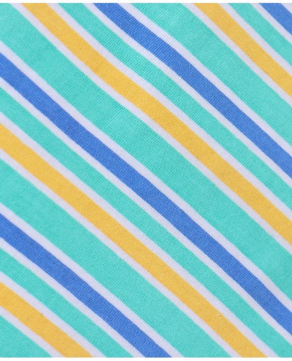Babyhug 100% Cotton Knit Sleeveless Sando Vehicles Print Pack of 3 - Multicolour