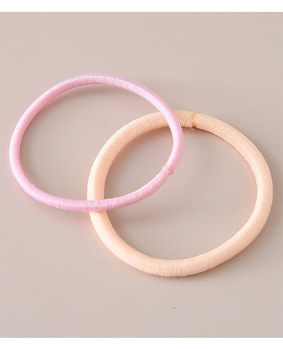 Babyhug Combo Set of 4 Snap Clips & 12  Hair Rubber Bands - Multicolor
