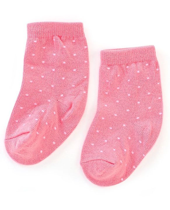 Cutewalk By Babyhug Anti Bacterial Ankle Length Socks Butterfly Design Pack Of 3 - Multicolour