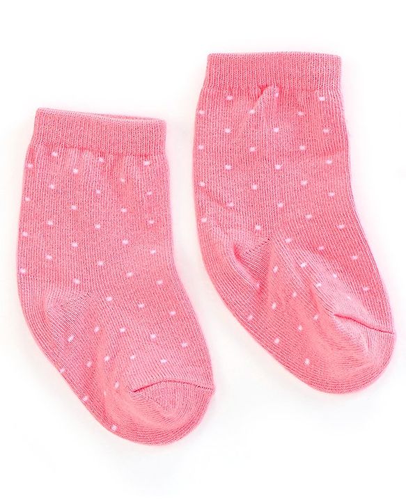 Cutewalk By Babyhug Anti Bacterial Ankle Length Socks Butterfly Design Pack Of 3 - Multicolour