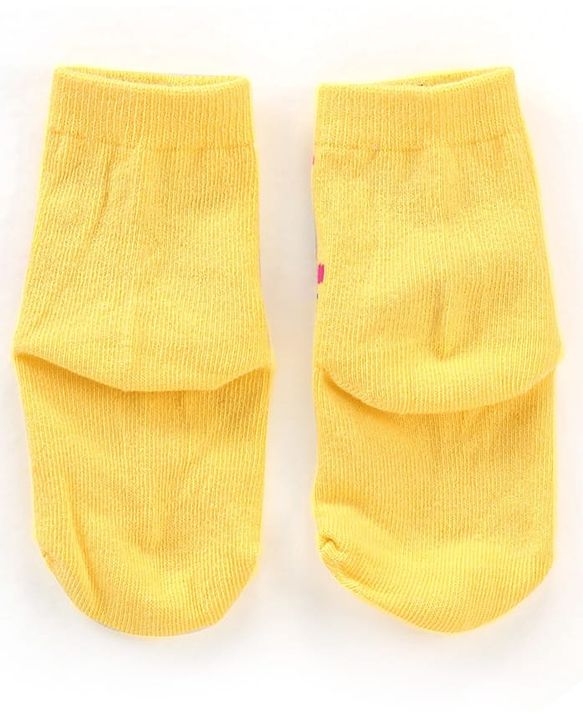 Cutewalk By Babyhug Anti Bacterial Ankle Length Socks Kitty Design Pack Of 3 - Multicolour