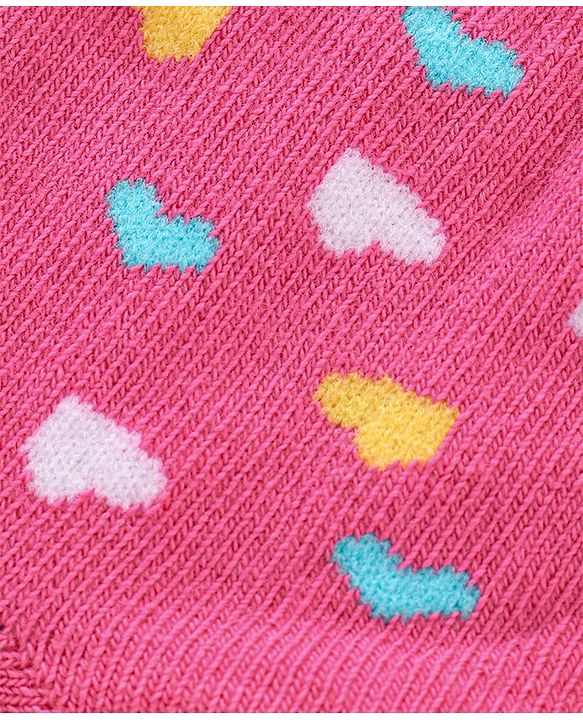 Cutewalk By Babyhug Anti Bacterial Ankle Length Socks Kitty Design Pack Of 3 - Multicolour