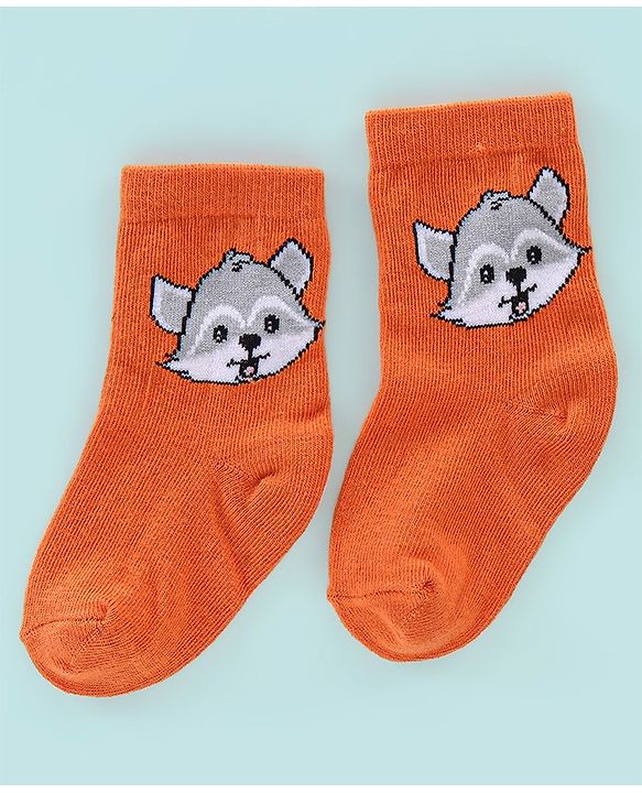 Cute Walk by Babyhug Anti Bacterial Ankle Length Socks Striped Design Pack Of 5 - Multicolour