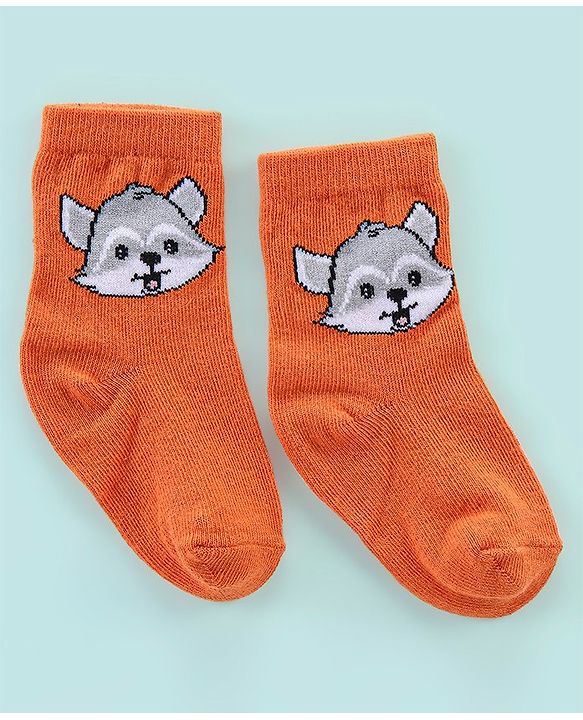 Cute Walk by Babyhug Anti Bacterial Ankle Length Socks Striped Design Pack Of 5 - Multicolour